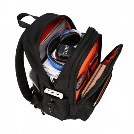 가방도매FenruienFR-207215인치노트북수납/멀티포켓/USB포트/후면포켓백팩/책가방